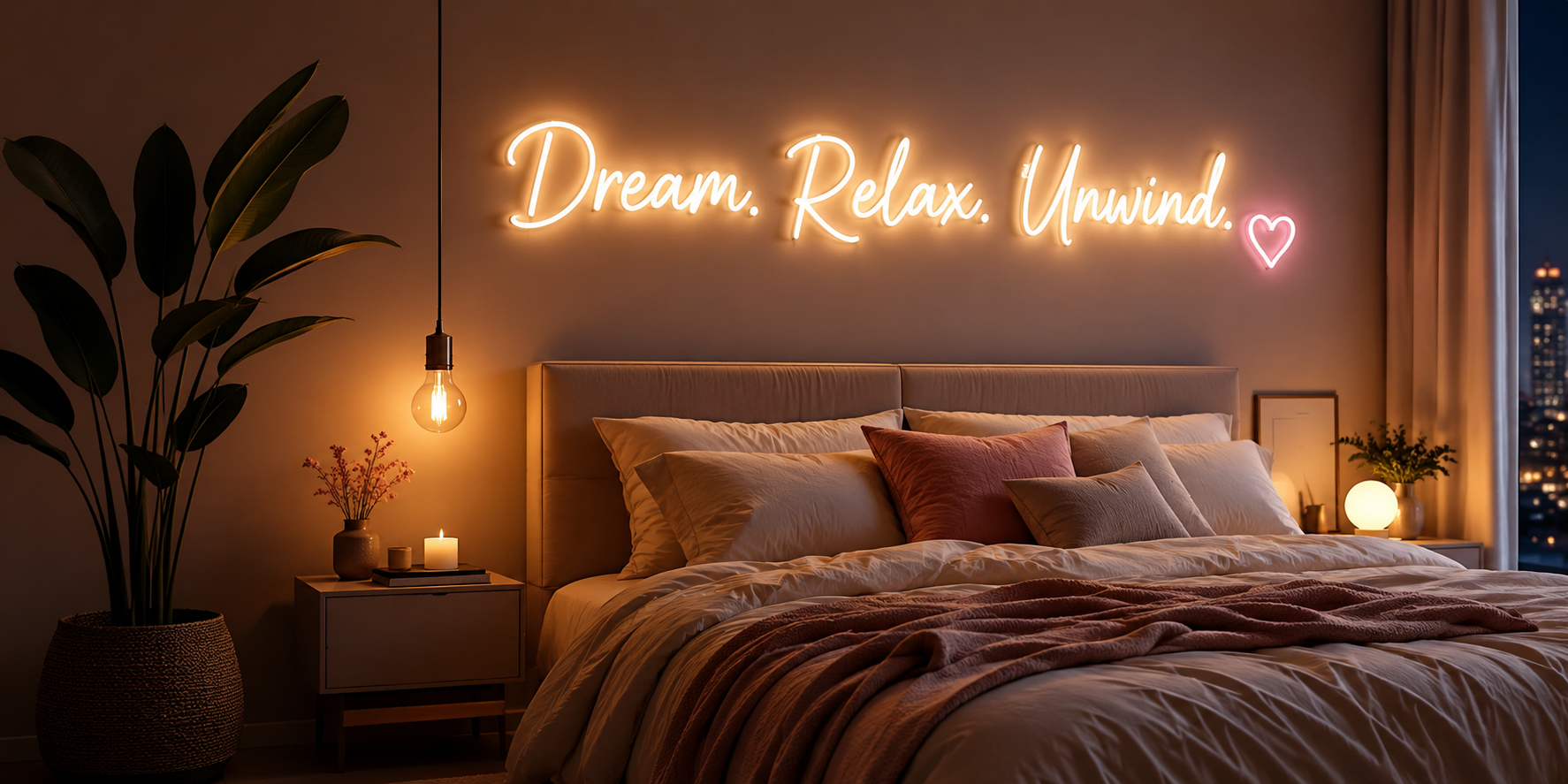 Neon Deko Ideen Schlafzimmer
