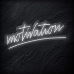 "Motivation" LED Neon Sign Schriftzug - NEONEVERGLOW