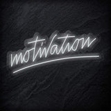 "Motivation" LED Neon Sign Schriftzug - NEONEVERGLOW