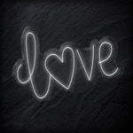" Love Herz" LED Neon Schriftzug - NEONEVERGLOW