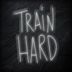 "Train Hard" LED Neon Sign Schriftzug - NEONEVERGLOW