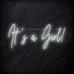 "Its a Girl" LED Neon Sign Schriftzug - NEONEVERGLOW