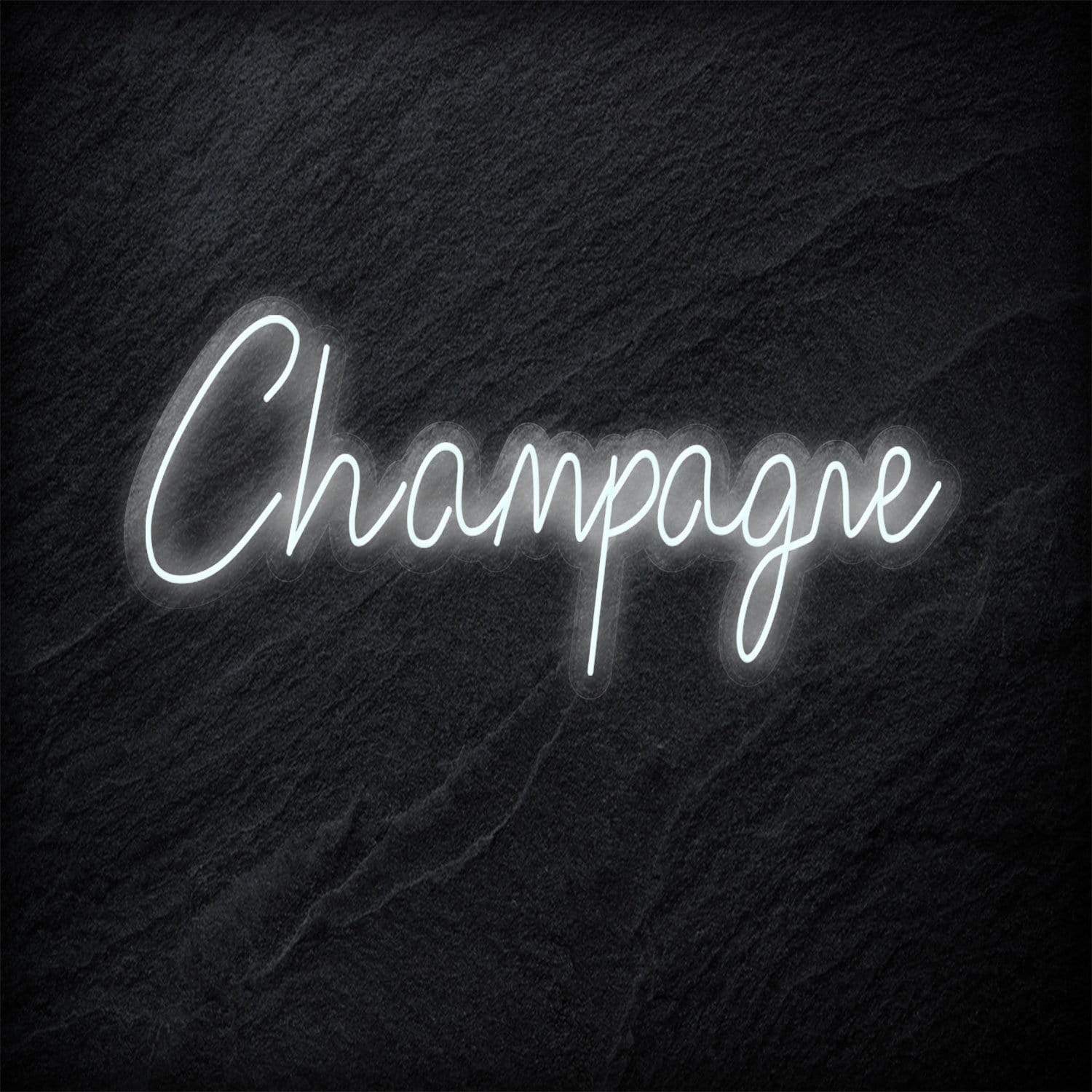 "Champagne" LED Neon Schriftzug - NEONEVERGLOW