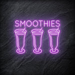 "Smoothies" LED Neon Schild - NEONEVERGLOW