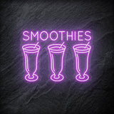 "Smoothies" LED Neon Schild - NEONEVERGLOW