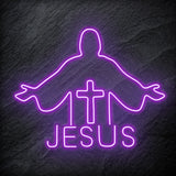 " Jesus " LED Neonschild Schriftzug Sign - NEONEVERGLOW