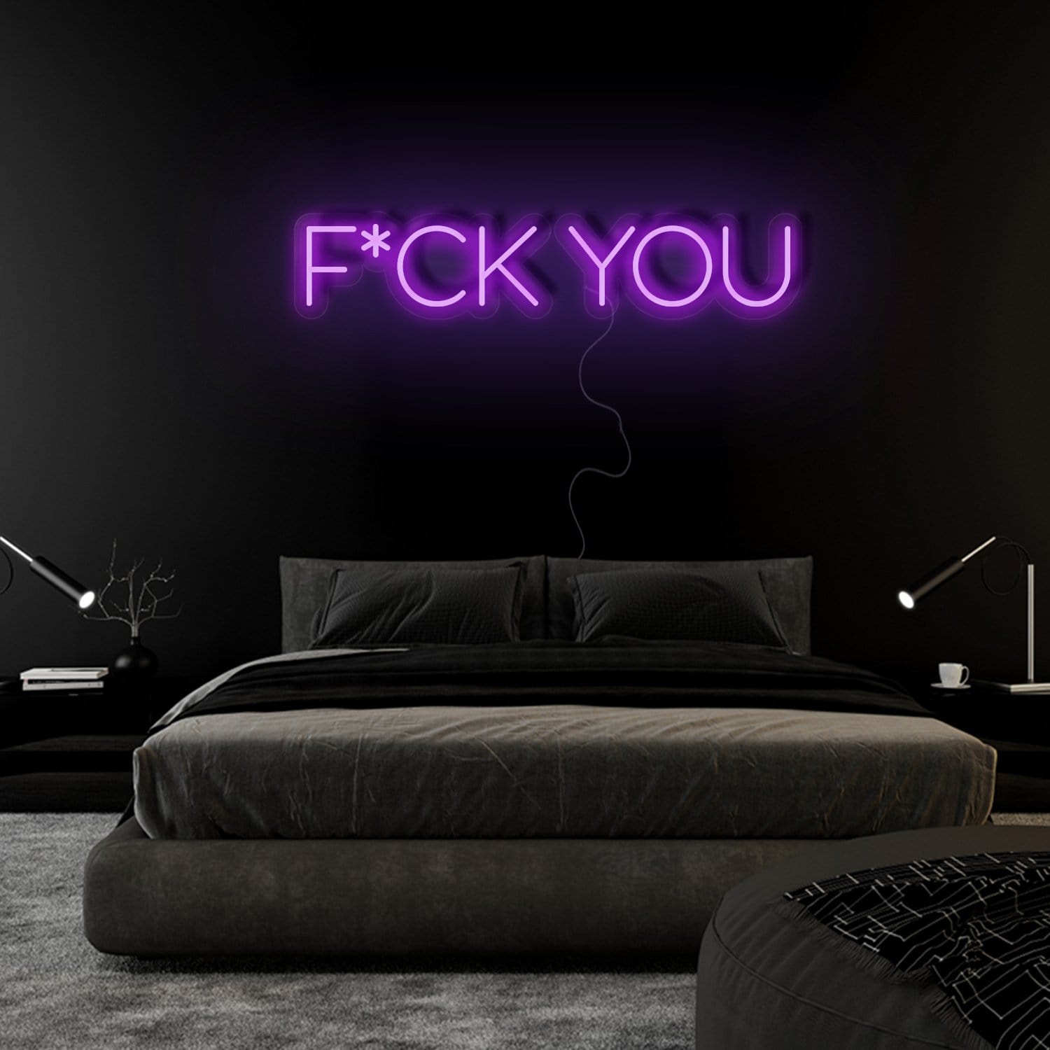 "F*ck You" LED Neonschild Sign Schriftzug - NEONEVERGLOW
