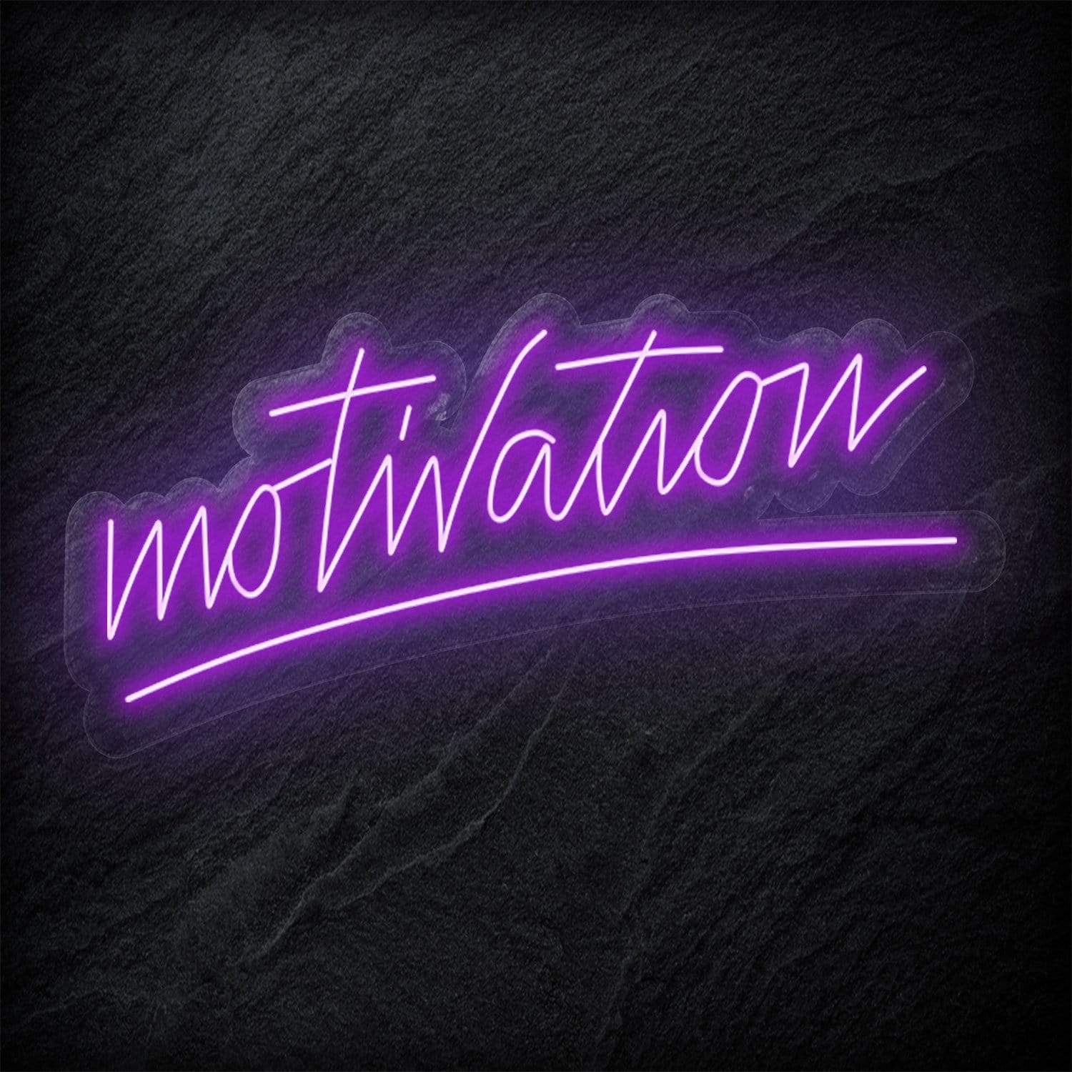 "Motivation" LED Neon Sign Schriftzug - NEONEVERGLOW