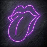 "Lips" LED Neonschild Schriftzug Sign - NEONEVERGLOW