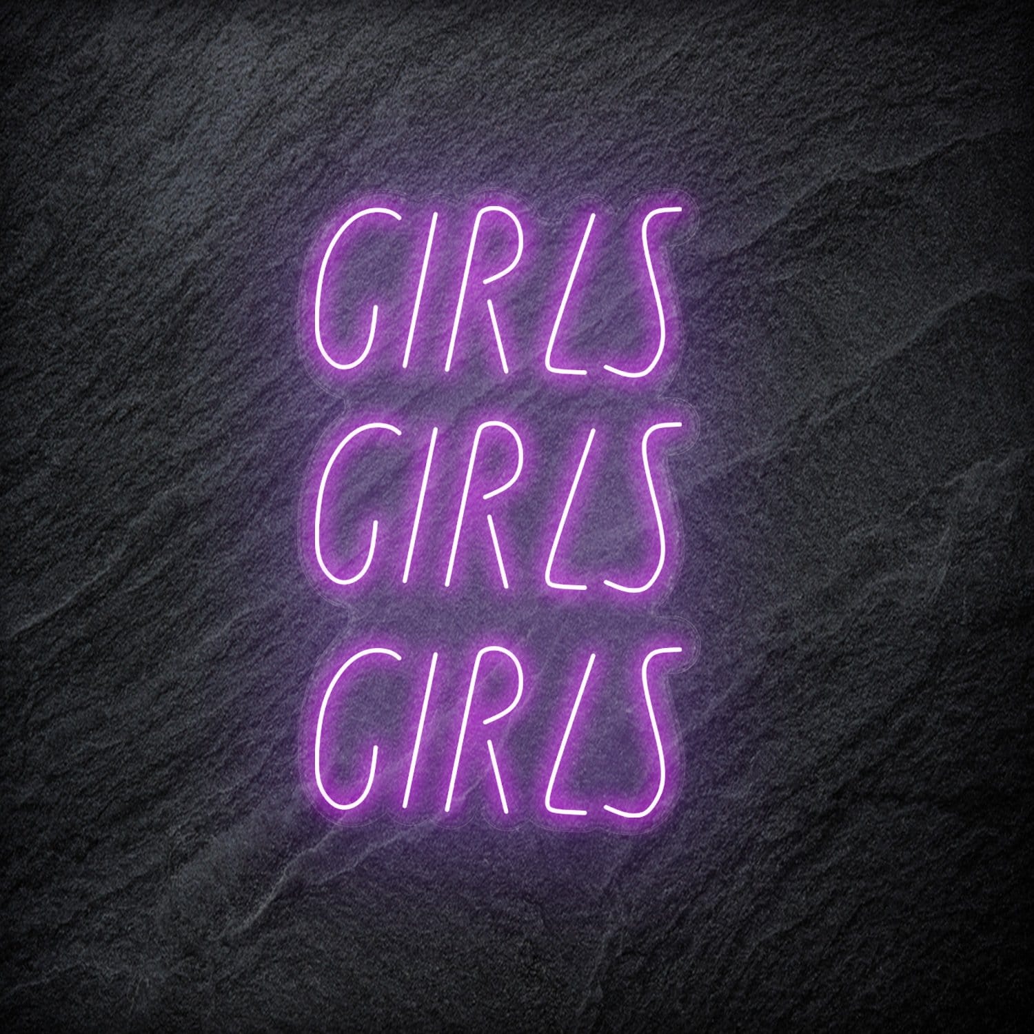 "GirlsGirlsGirls" LED Neonschild - NEONEVERGLOW
