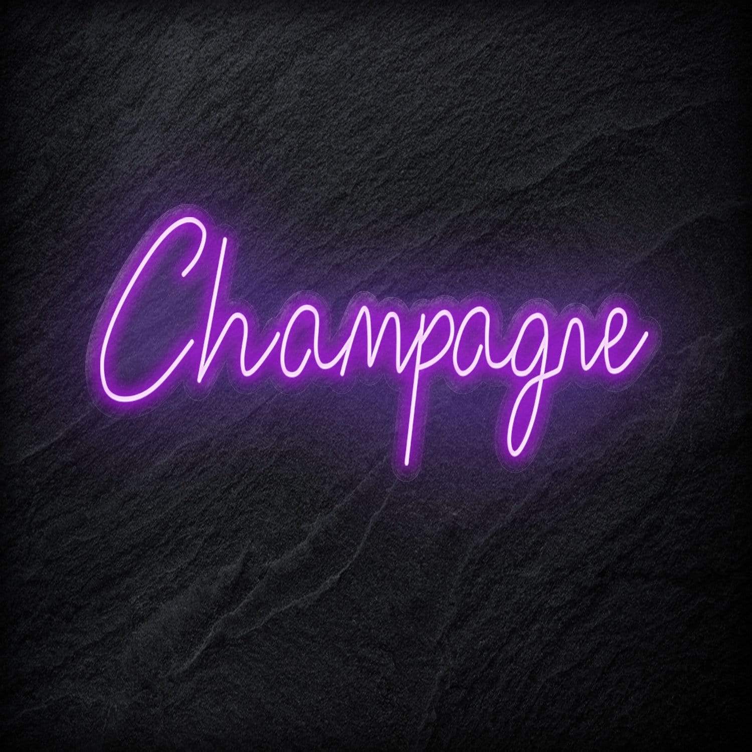 "Champagne" LED Neon Schriftzug - NEONEVERGLOW