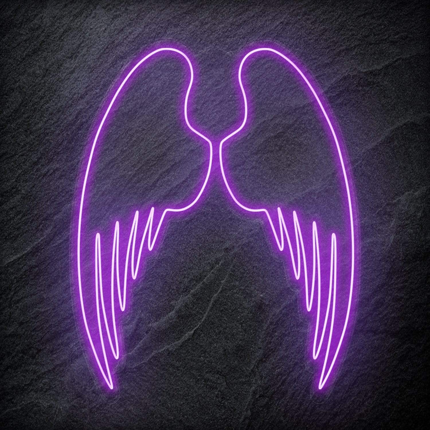 "Flügel" LED Neonschild Sign Schriftzug - NEONEVERGLOW