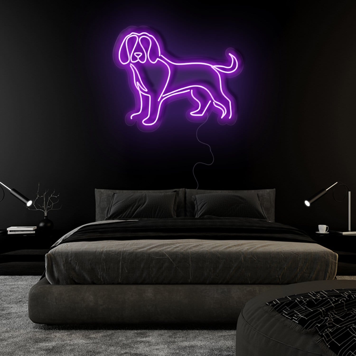 "Hund" LED Neonschild Sign - NEONEVERGLOW