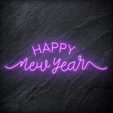 "Happy New Year" LED Neonschild - NEONEVERGLOW