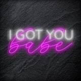 "I Got You Babe" LED Neonschild - NEONEVERGLOW