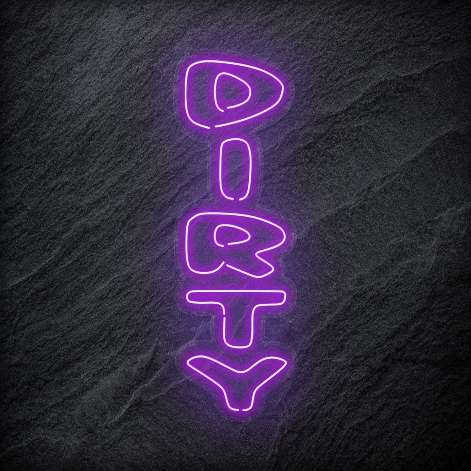 "Dirty" LED Neon Schriftzug Sign - NEONEVERGLOW