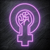 " Hoffnung Glaube" LED Neonschild - NEONEVERGLOW