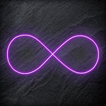 "Unendlich" LED Neonschild Schriftzug Sign - NEONEVERGLOW