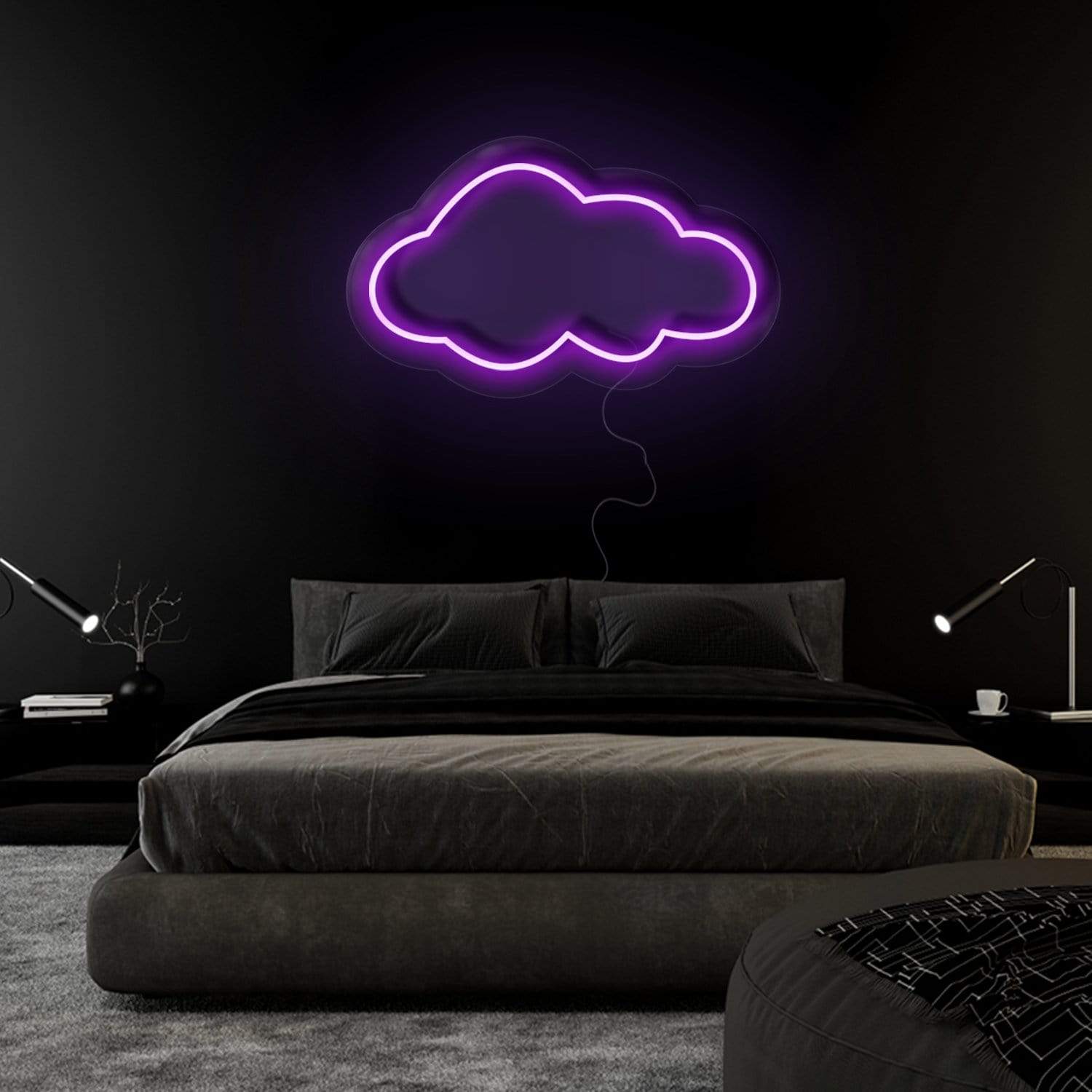 "Wolke" LED Neonschild Sign - NEONEVERGLOW