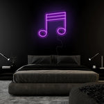 "Music Musik " LED Neonschild Sign Schriftzug - NEONEVERGLOW