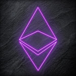 "Ethereum" LED Neonschild - NEONEVERGLOW