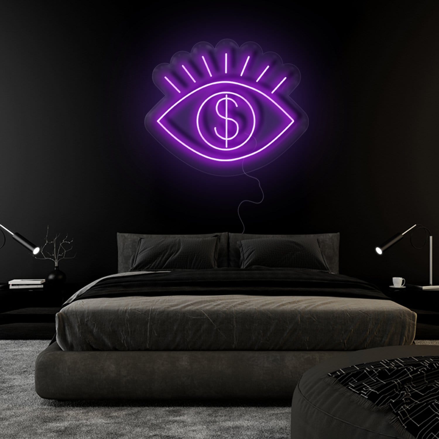 "Augen" LED Neonschild Sign - NEONEVERGLOW