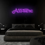 "ASS-Thetic" LED Neonschild Sign - NEONEVERGLOW