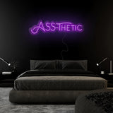 "ASS-Thetic" LED Neonschild Sign - NEONEVERGLOW