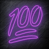 "100" LED Neon Schriftzug - NEONEVERGLOW