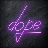 "Dope" LED Schriftzug Sign - NEONEVERGLOW