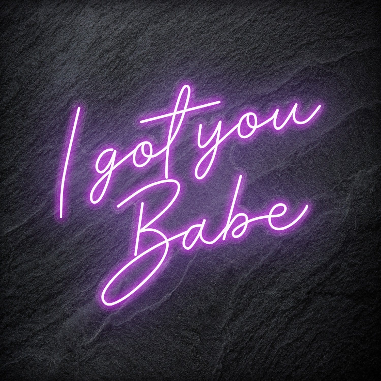 "I Got You Babe" LED Neon Schriftzug - NEONEVERGLOW