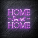 "Home Sweet Home" LED Neonschild - NEONEVERGLOW