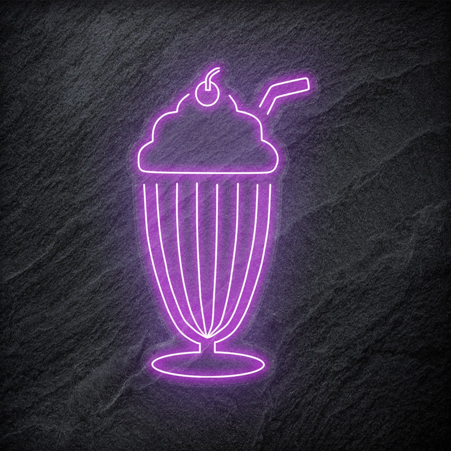 "Milchshake" LED Neonschild - NEONEVERGLOW