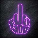 " F " LED Neonschild Schriftzug Sign - NEONEVERGLOW