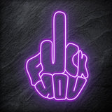 " F " LED Neonschild Schriftzug Sign - NEONEVERGLOW