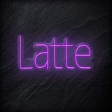 "Latte Coffee" LED  Neon Schriftzug - NEONEVERGLOW
