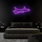 "Flugzeug" LED Neonschild Sign - NEONEVERGLOW