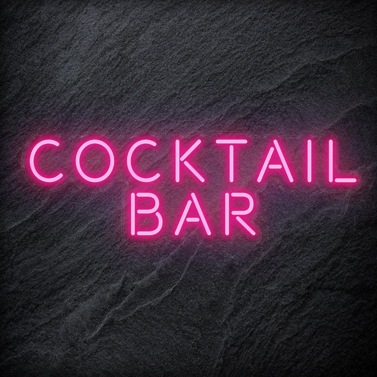 "Cocktail Bar" LED Neon Schriftzug SIgn - NEONEVERGLOW