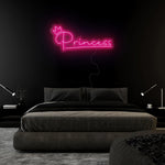 "Princess" LED Neon Sign Schriftzug - NEONEVERGLOW