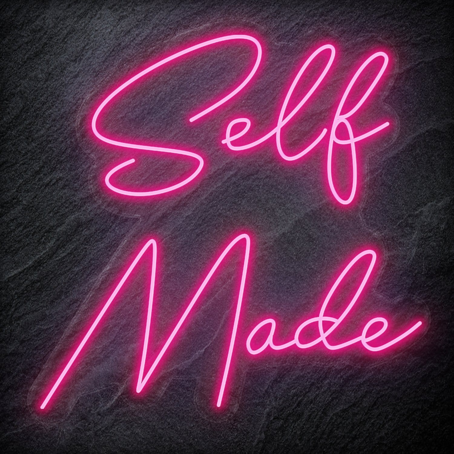 "Selfmade" LED  Neon Schriftzug Sign - NEONEVERGLOW