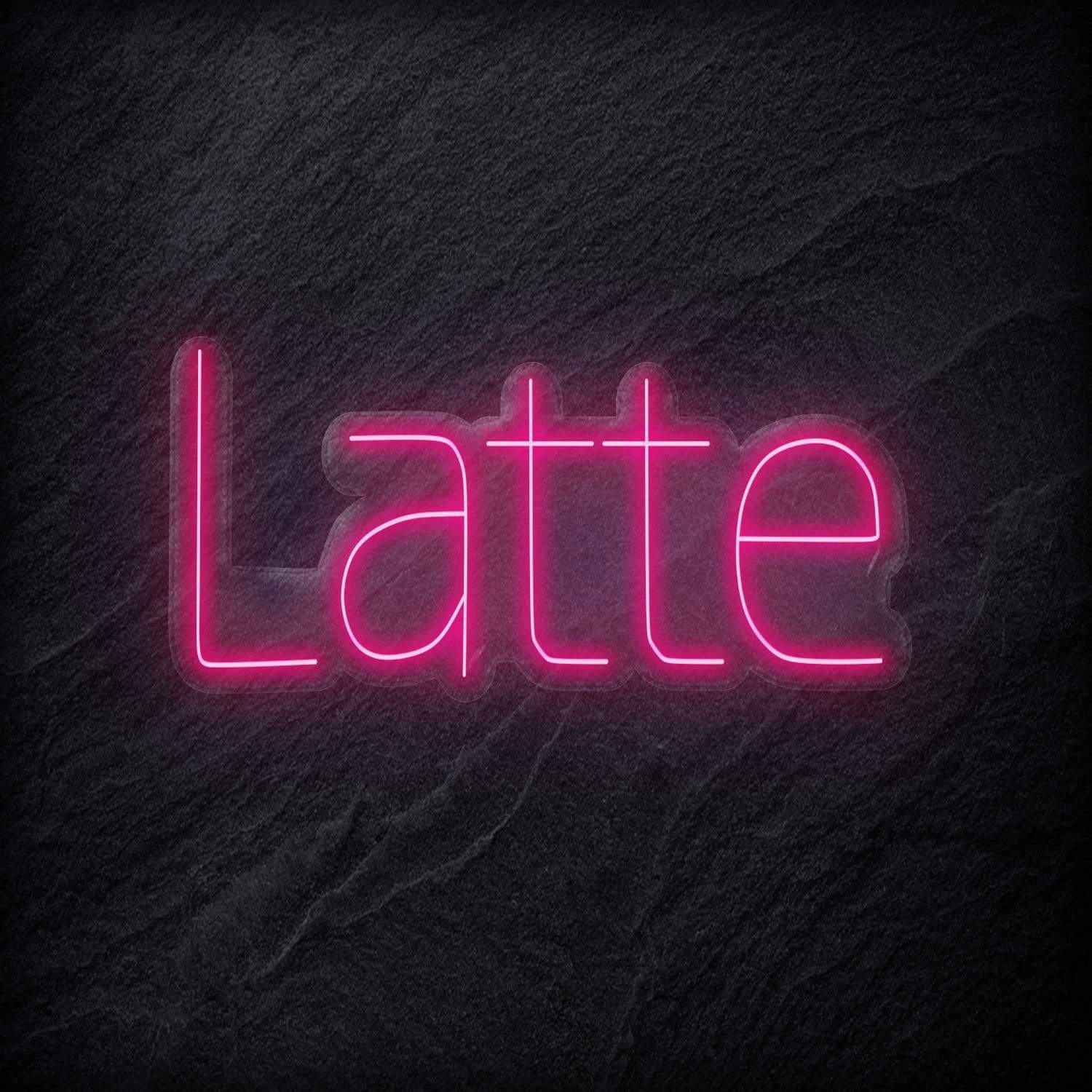 "Latte Coffee" LED  Neon Schriftzug - NEONEVERGLOW