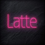 "Latte Coffee" LED  Neon Schriftzug - NEONEVERGLOW