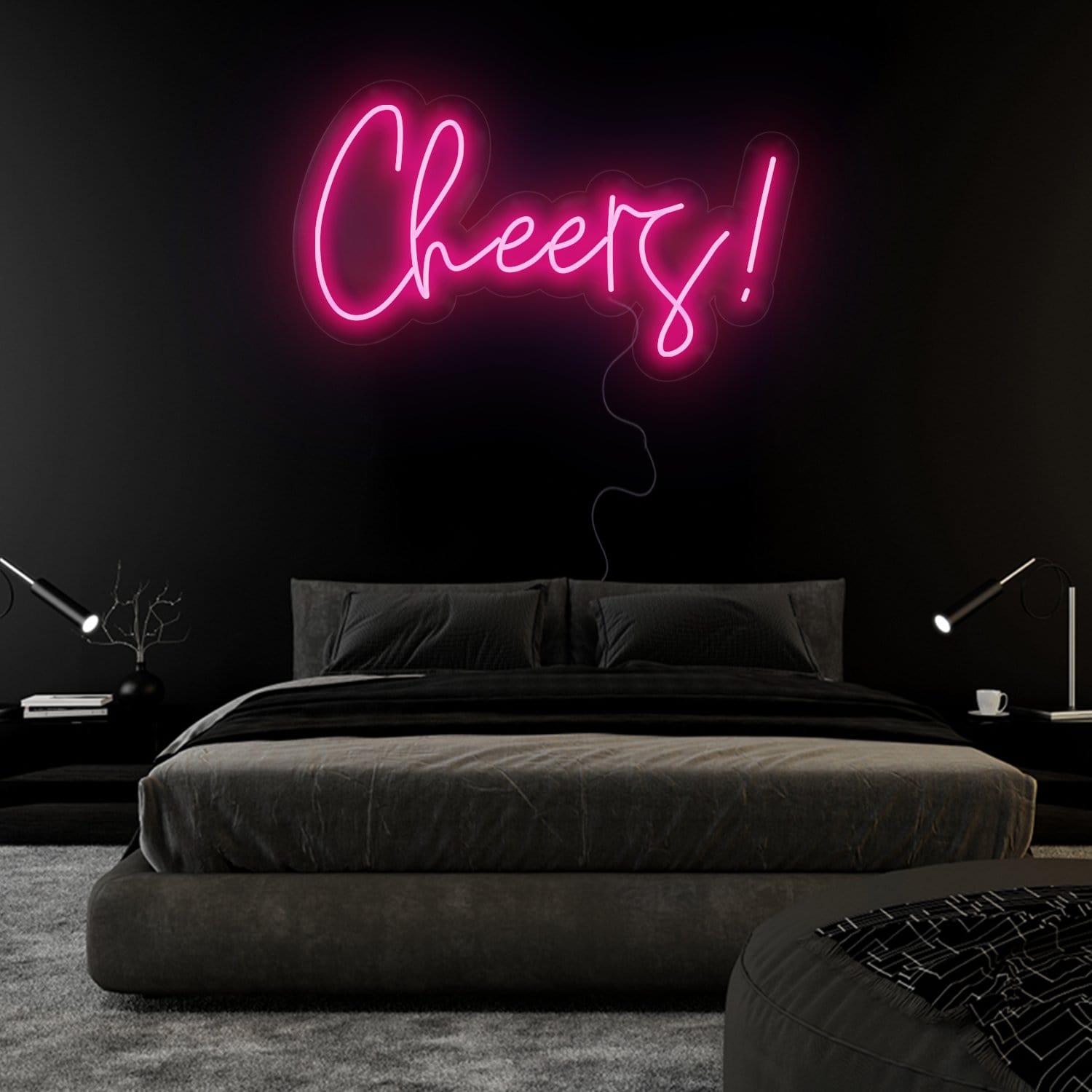 "Cheers" LED Neon Sign Schriftzug - NEONEVERGLOW
