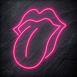 "Lips" LED Neonschild Schriftzug Sign - NEONEVERGLOW