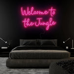 "Welcome To The Jungle" LED Neonschild Sign Schriftzug - NEONEVERGLOW