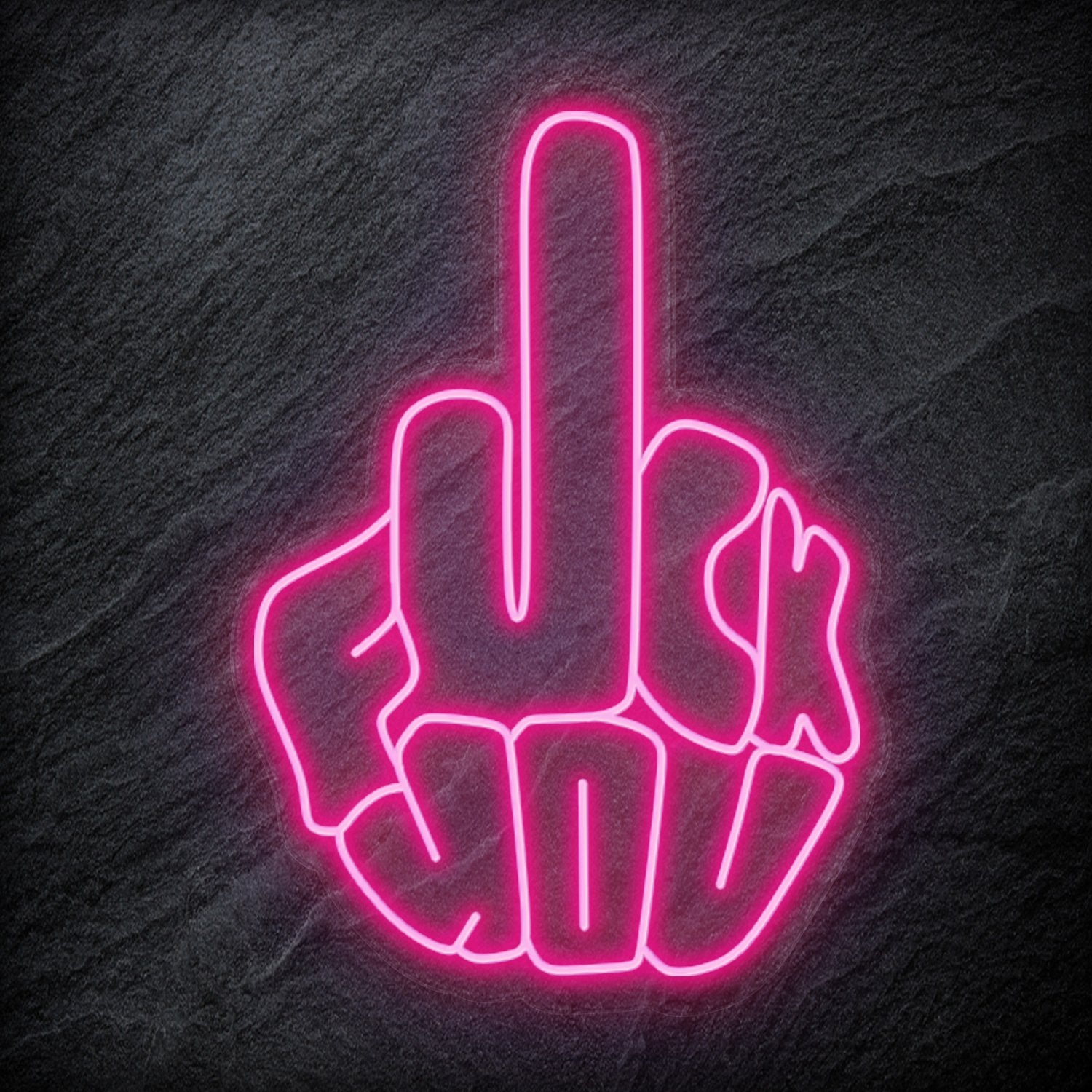 " F " LED Neonschild Schriftzug Sign - NEONEVERGLOW