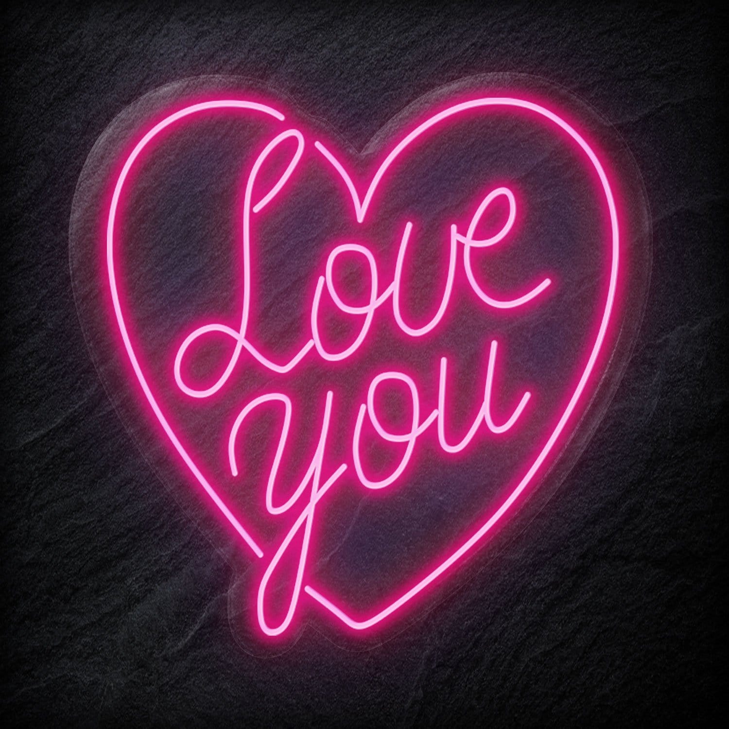 "Love You" LED Neonschild - NEONEVERGLOW