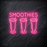 "Smoothies" LED Neon Schild - NEONEVERGLOW