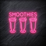"Smoothies" LED Neon Schild - NEONEVERGLOW