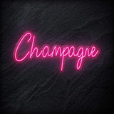 "Champagne" LED Neon Schriftzug - NEONEVERGLOW